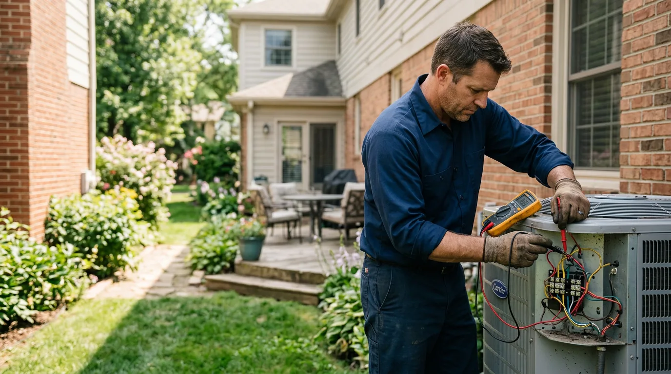 HVAC technician working near Tunbridge, VT